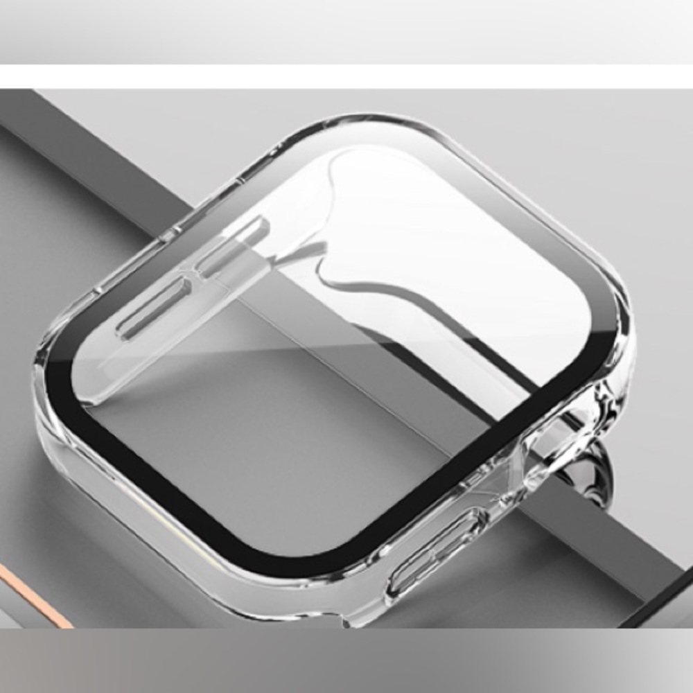 Adepoy 2 Pack Hard Case Compatible with Apple Watch 44mm Series 6 SE Series 5 - Picture 6 of 12